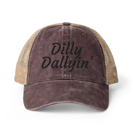 Dilly Dallyin' | Women's Washed Mesh-Back Cap