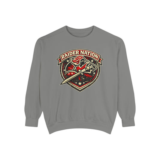 Raider Nation Crest Sweatshirt – Comfort Colors