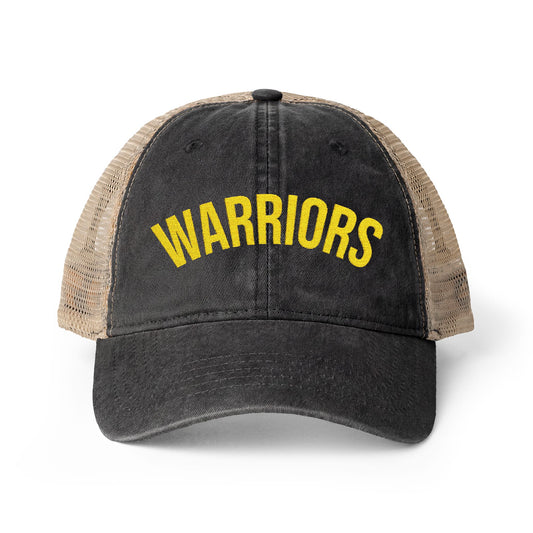 Warriors | Women's Washed Mesh-Back Cap