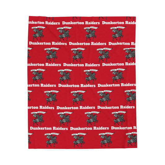 Dunkerton Raiders Vintage - Velveteen Plush Blanket