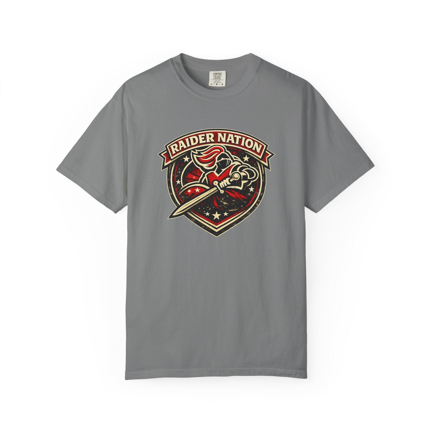 Dunkerton Raider Nation Crest T‑Shirt — Comfort Colors