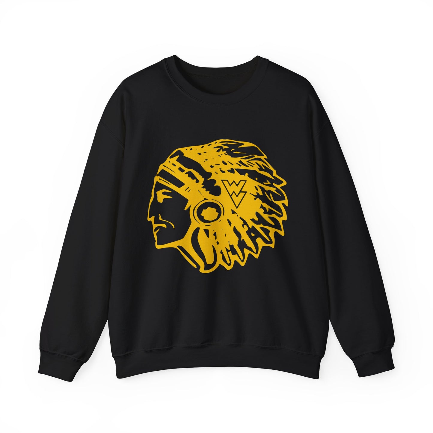Wapsie Valley Warrior Head -  Crewneck Sweatshirt